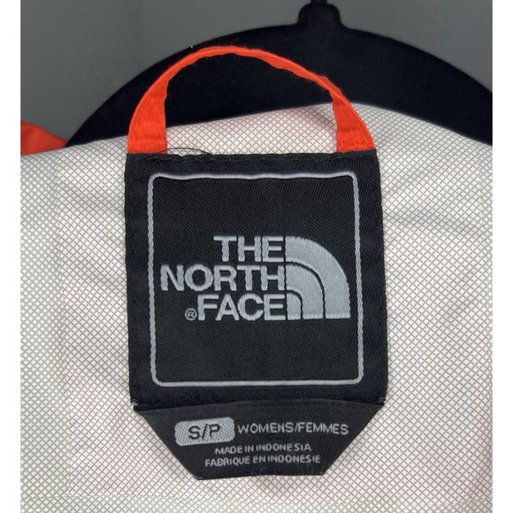 Women's North Face Red/Orange Windbreaker Jacket Full Zip-‎ Small - Picture 2 of 3